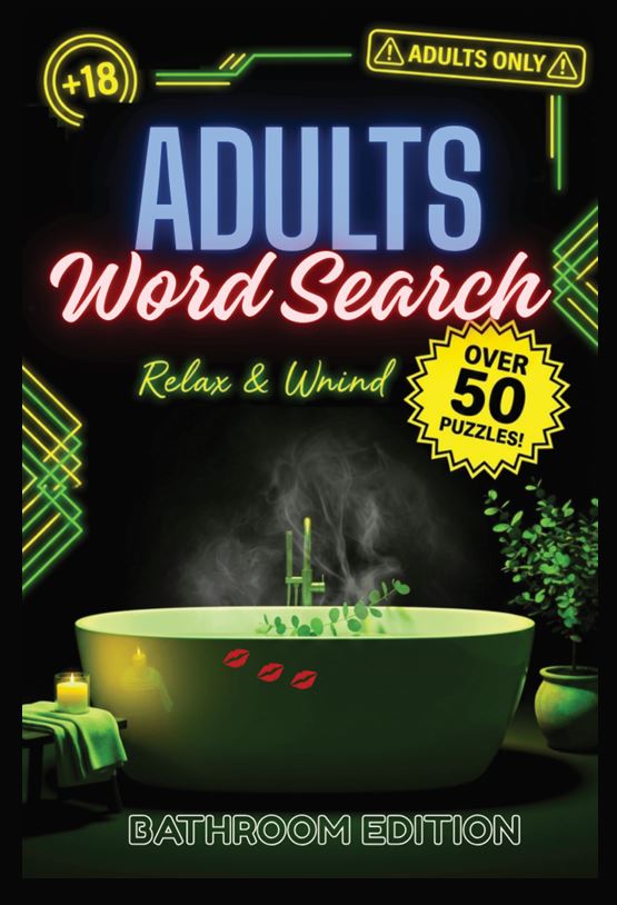 Adults Word Search Book: Bathroom Edition cover