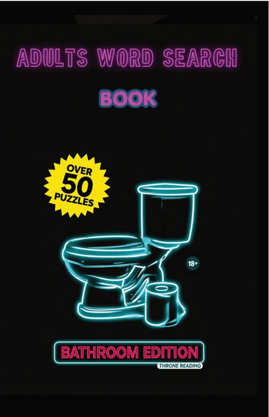 Adults Word Search Book: Bathroom Edition: cover