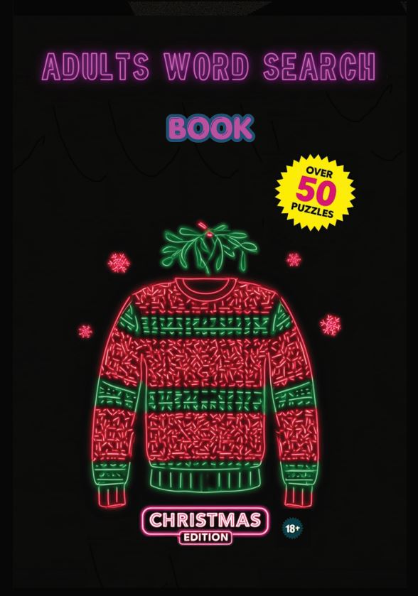 Adults Word Search Book: Christmas Edition cover