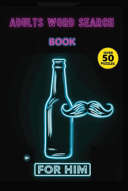 Adults Word Search Book: For Him cover