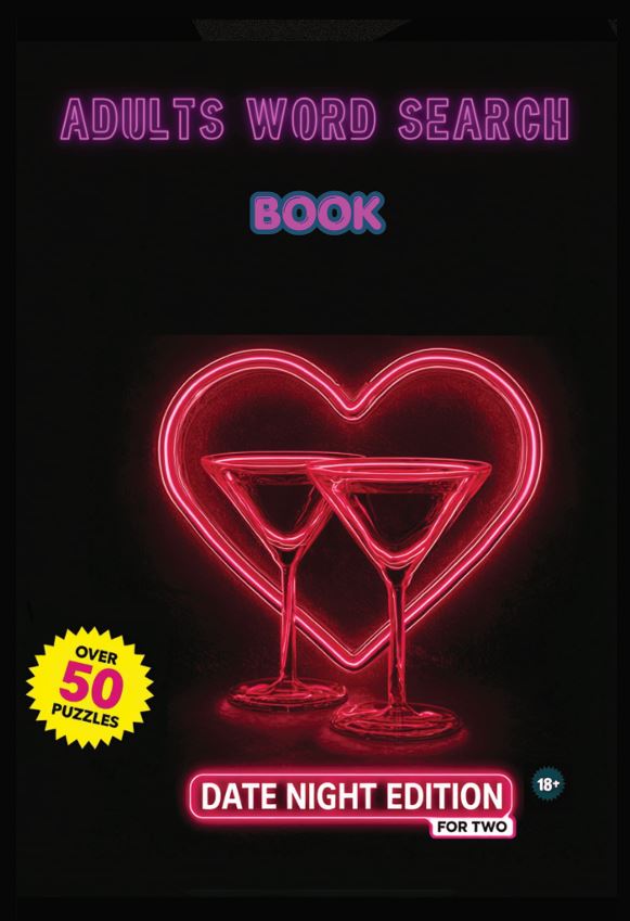 Adults Word Search Book: Date Night Edition cover