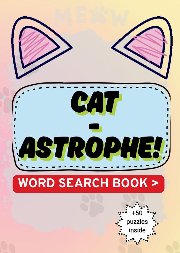 CAT-ASTROPHE Word Search Book cover
