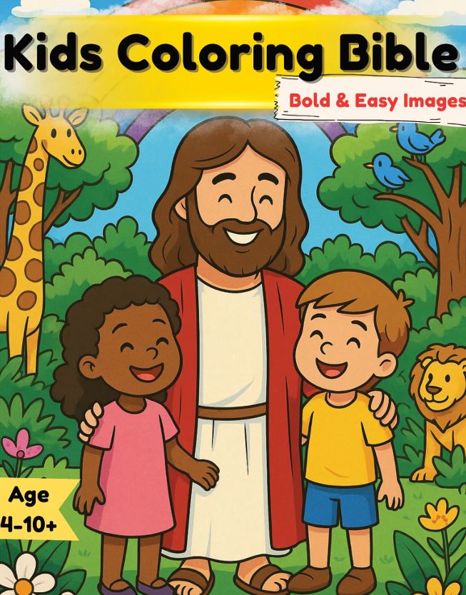 Kids Coloring Bible cover