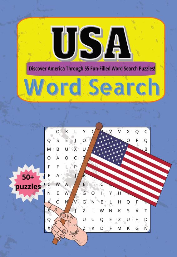 Discover America Word Search Puzzles cover