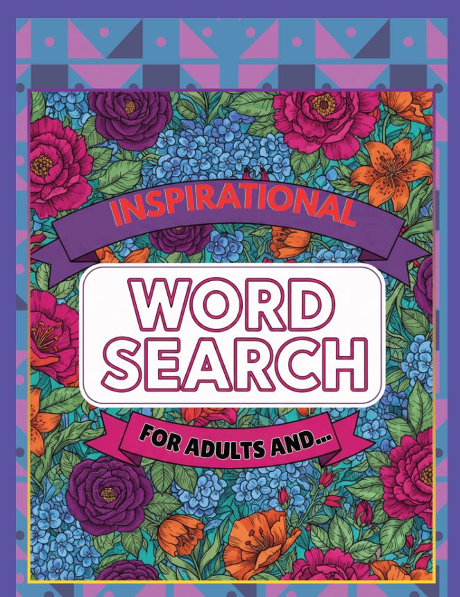 Inspirational word search for adults cover