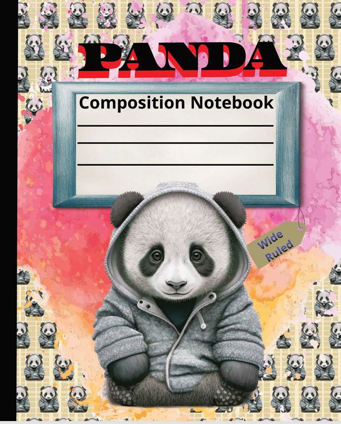 Panda Composition Notebook cover