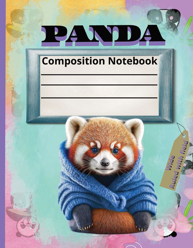 Panda Composition Notebook cover